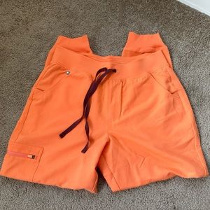 FIGS high waisted zamora limited edition orange